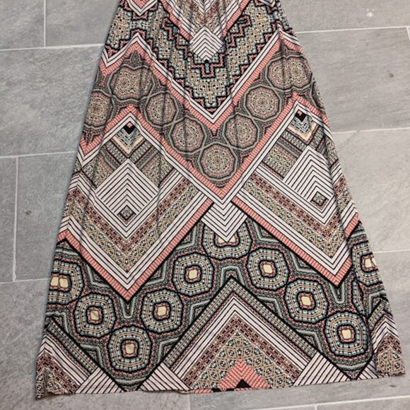 "London Times" Multicolor Maxi Dress Size 12 - Picture 4 of 10